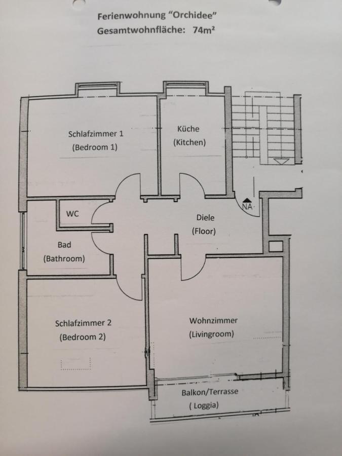 Apartment Orchidee Mülheim an der Ruhr Eksteriør bilde